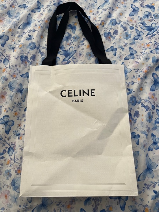 Celine Handbags - Celine White shopping bag 🛍️